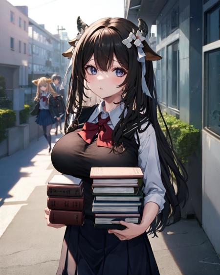 52022-2579576163-1girl,solo,large breasts, carried breast rest, carrying, book stack,  ,school uniform, black hair,kashino,.png